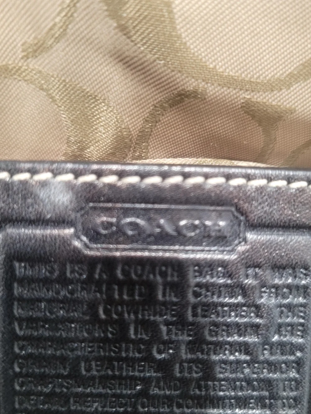Coach vintage soho